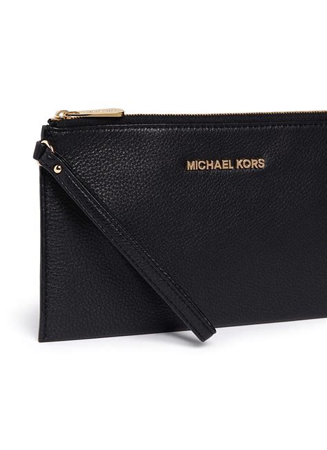 michael kors top large clutches black|Michael Kors clutches on sale.